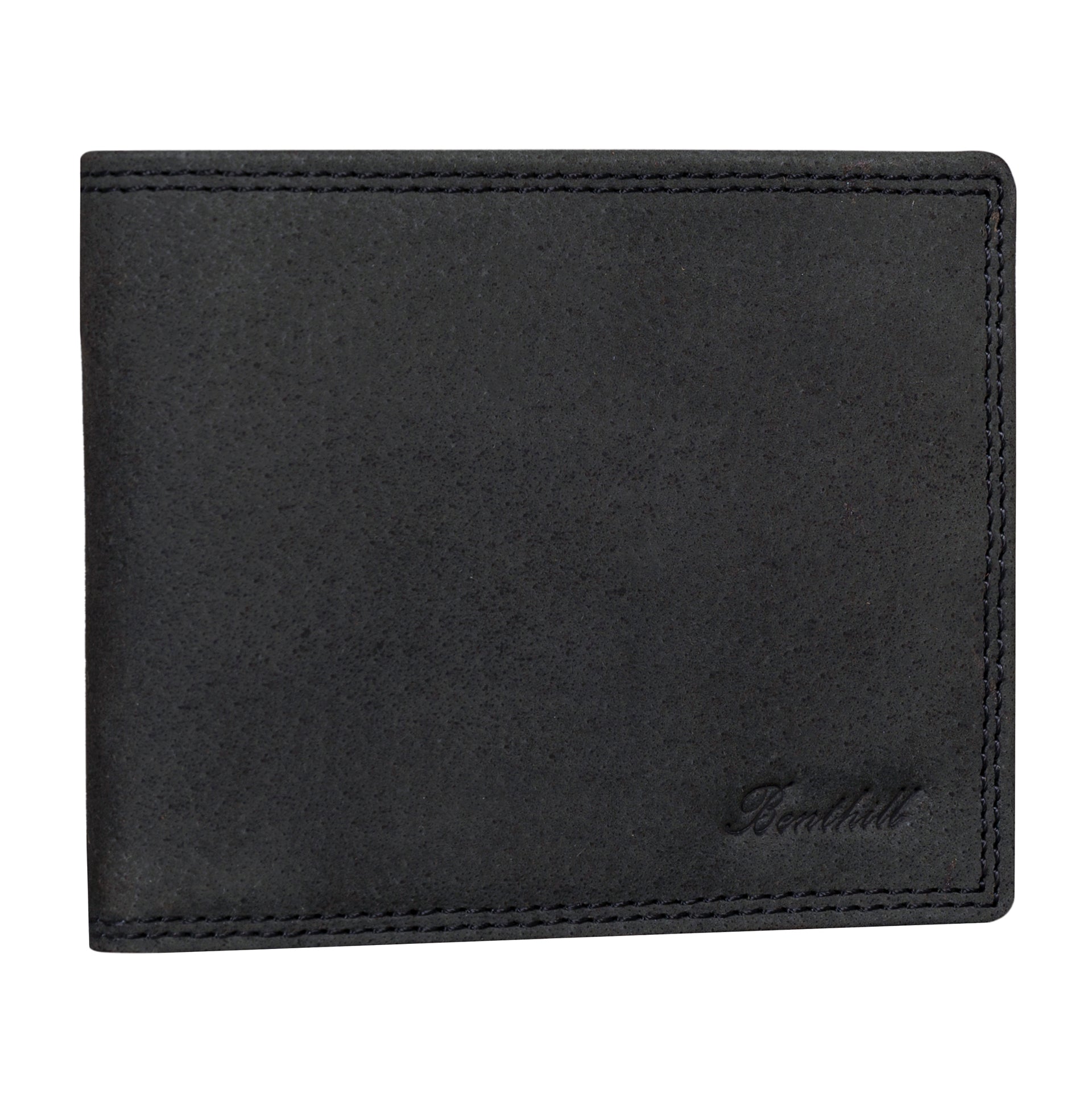 Benthill Geldbörse Herren Echt-Leder - Geldbeutel mit RFID-Schutz - Slim Portemonnaie für Männer - Echtem Vintage Leder