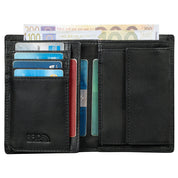 Benthill Herren Ledergeldbörse - Geldbeutel mit RFID-Schutz - Slim Portemonnaie für Herren - Echtem Vintage Leder