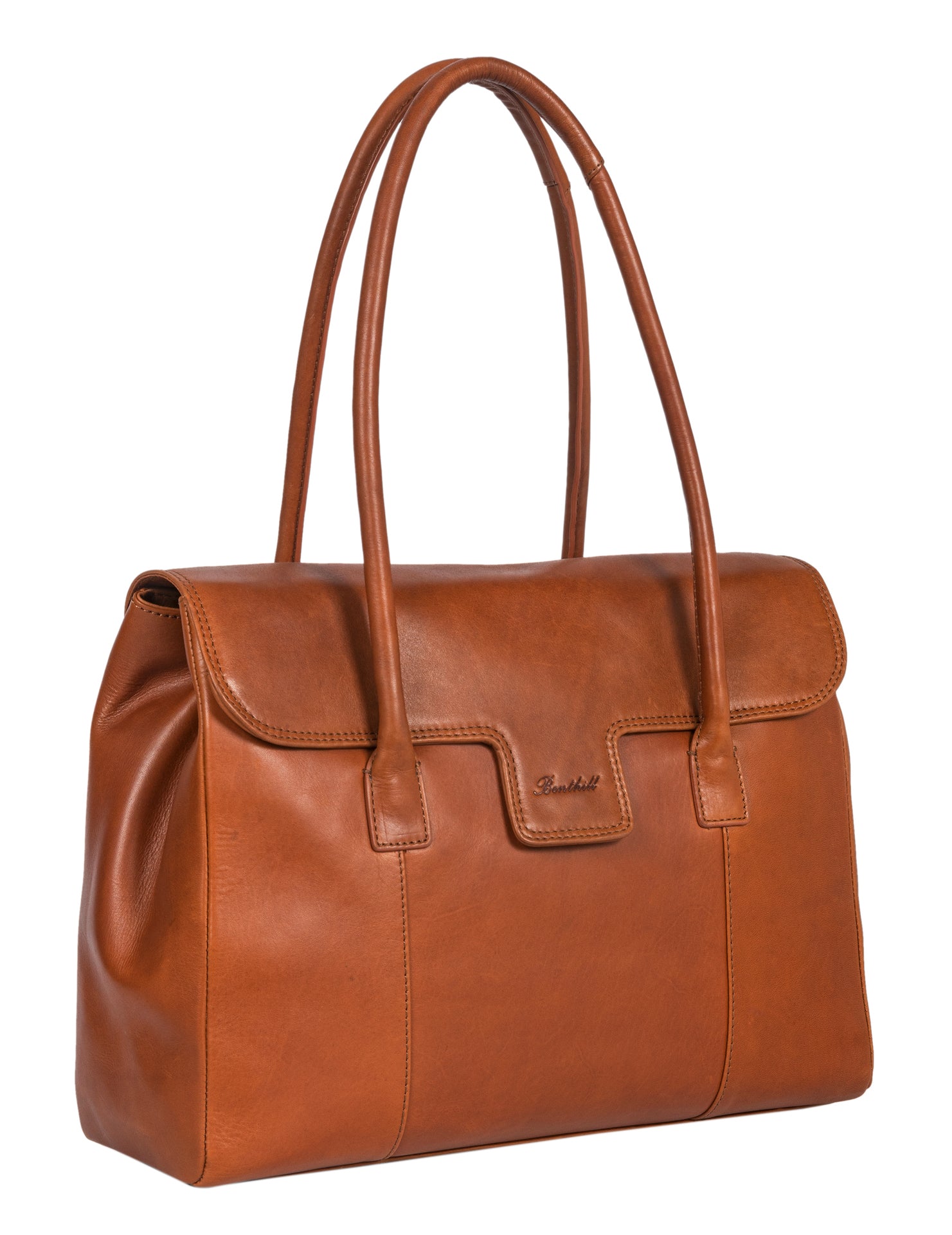 Benthill Damen Handtasche Echt-Leder - Umhängetasche aus weichem hochwertigem Echtleder - Vintage Fashion Bag Beutel - Shopper - Schultertasche