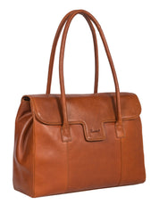 Benthill Damen Handtasche Echt-Leder - Umhängetasche aus weichem hochwertigem Echtleder - Vintage Fashion Bag Beutel - Shopper - Schultertasche