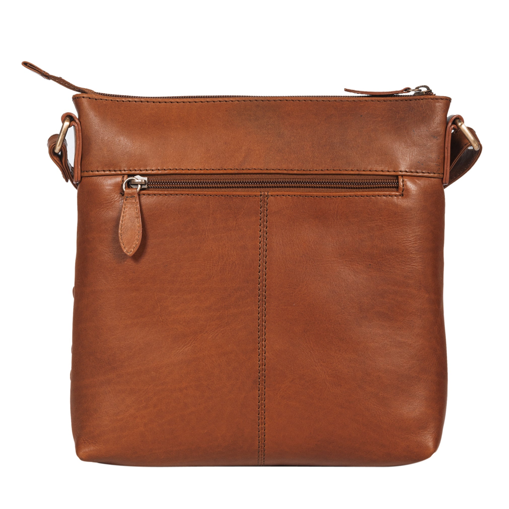Benthill Echt Leder Umhängetasche | Damen Schultertasche aus Rindsleder | Schmale Vintage Damen Handtasche mit geflochtenem Muster