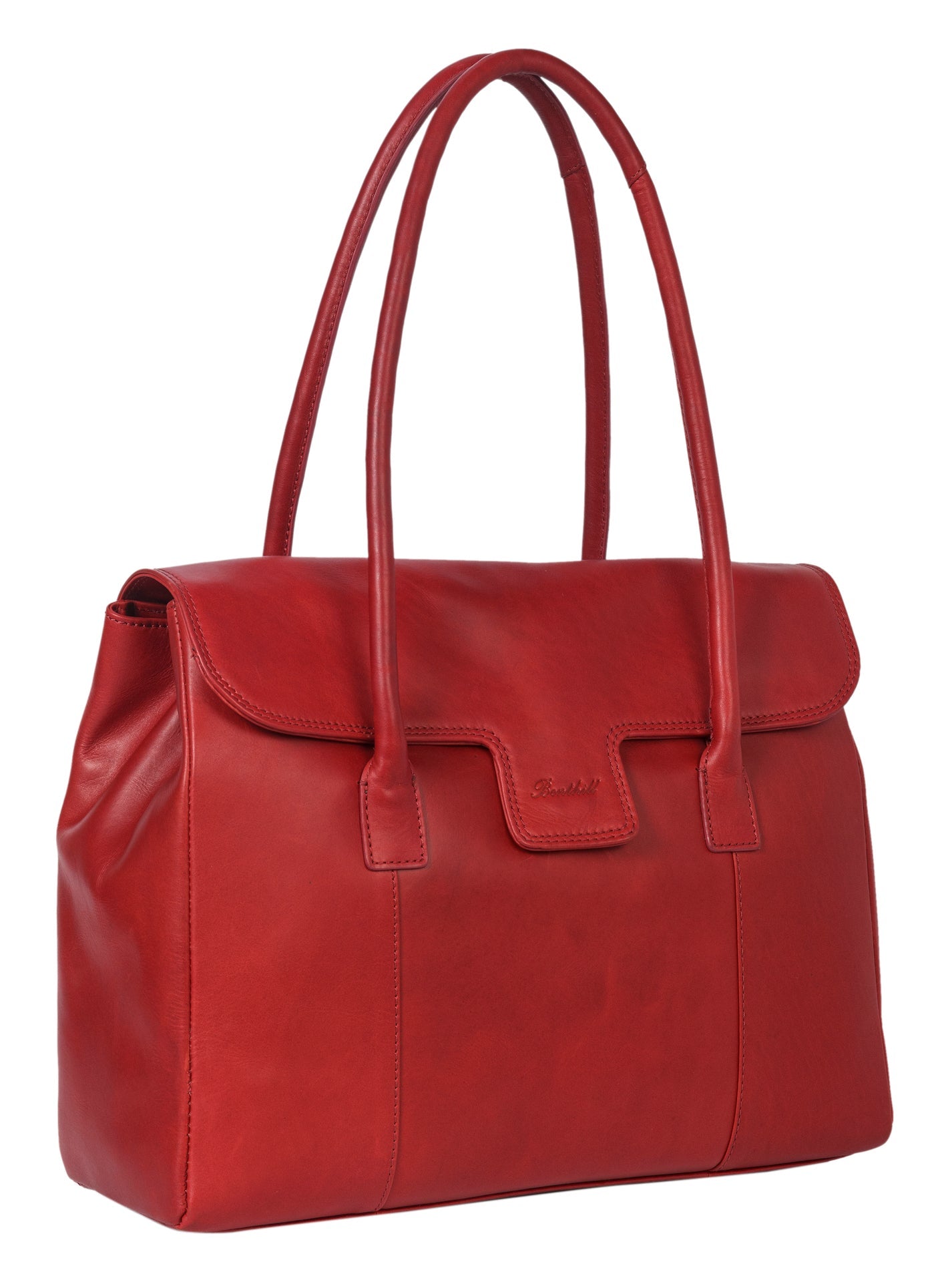 Benthill Damen Handtasche Echt-Leder - Umhängetasche aus weichem hochwertigem Echtleder - Vintage Fashion Bag Beutel - Shopper - Schultertasche