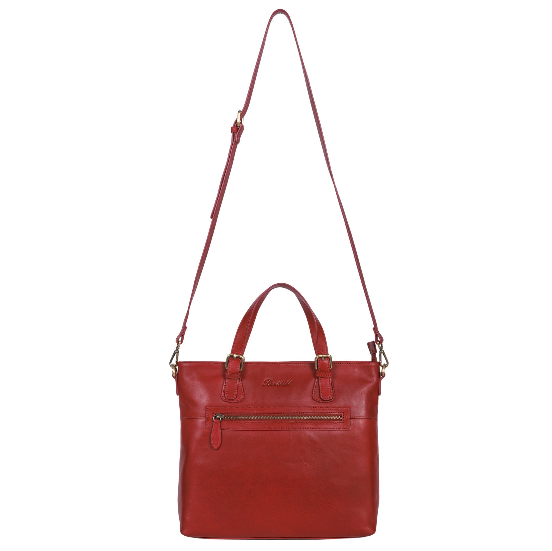 Benthill Echt Leder Handtasche Damen | Henkeltasche aus hochwertigem Rindsleder | Vintage Frauen Schultertasche | Umhängetasche