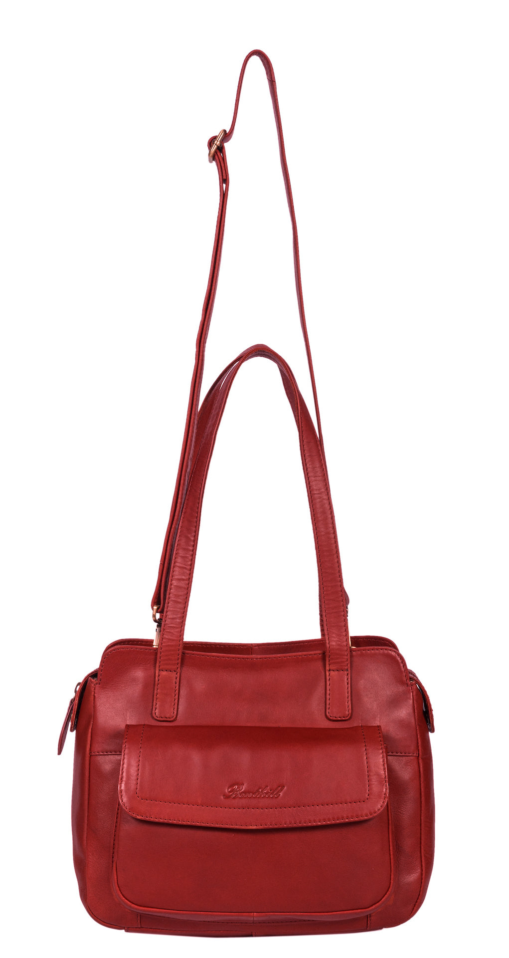 Benthill Handtaschen Damen Leder | Henkeltasche mit Umhängegurt | Vintage Echt Leder Damentasche | Umhängetasche