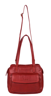 Benthill Handtaschen Damen Leder | Henkeltasche mit Umhängegurt | Vintage Echt Leder Damentasche | Umhängetasche
