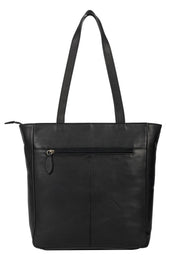 Benthill Schultertasche Damen Echt Leder | Shopper aus echtem Rindsleder | Vintage Handtasche mit vielen Fächern | Damen-Leder-Tasche | Beutel