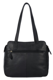Benthill Handtaschen Damen Leder | Henkeltasche mit Umhängegurt | Vintage Echt Leder Damentasche | Umhängetasche