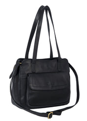 Benthill Handtaschen Damen Leder | Henkeltasche mit Umhängegurt | Vintage Echt Leder Damentasche | Umhängetasche