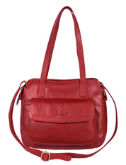 Benthill Handtaschen Damen Leder | Henkeltasche mit Umhängegurt | Vintage Echt Leder Damentasche | Umhängetasche