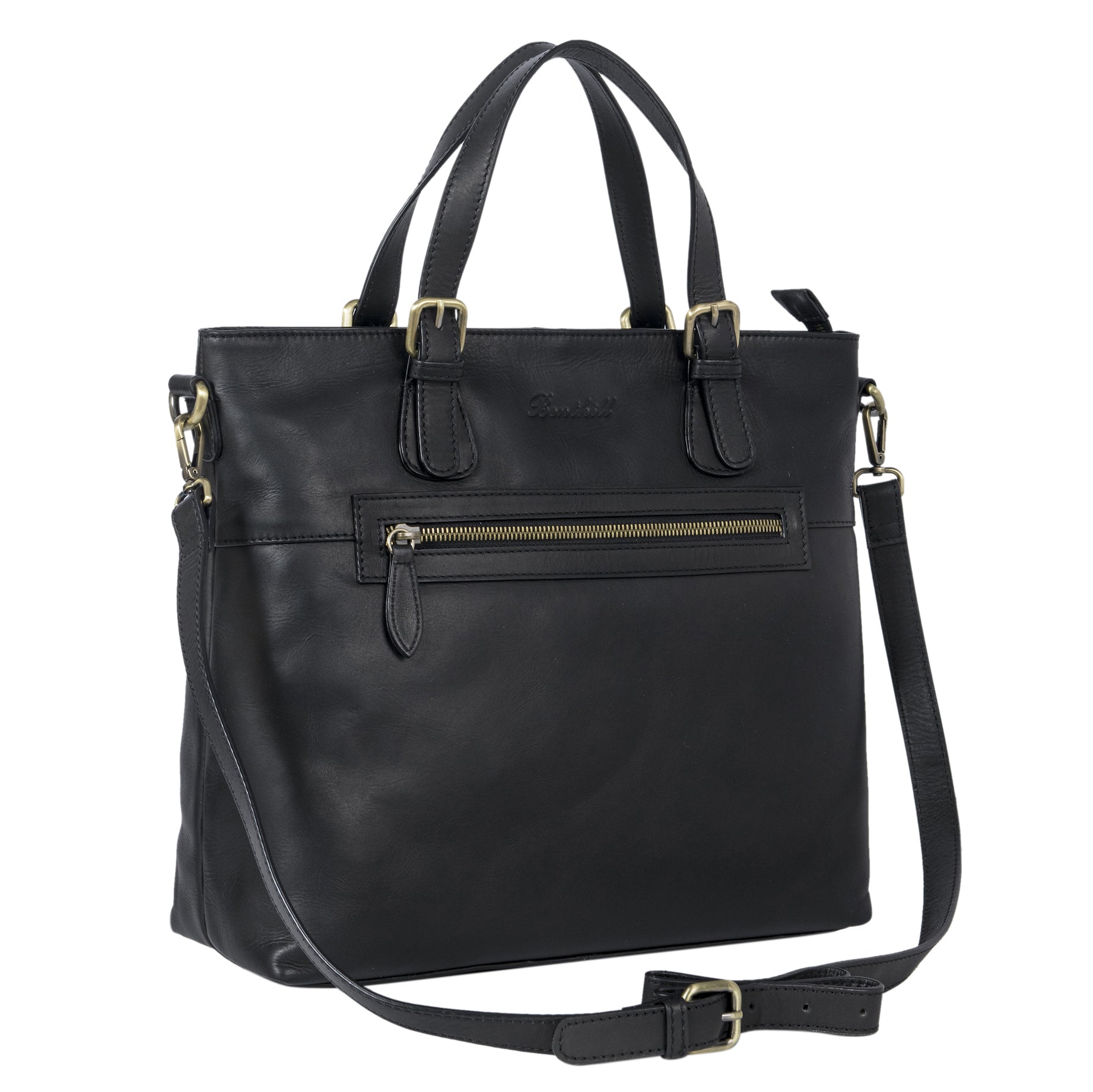 Benthill Echt Leder Handtasche Damen | Henkeltasche aus hochwertigem Rindsleder | Vintage Frauen Schultertasche | Umhängetasche