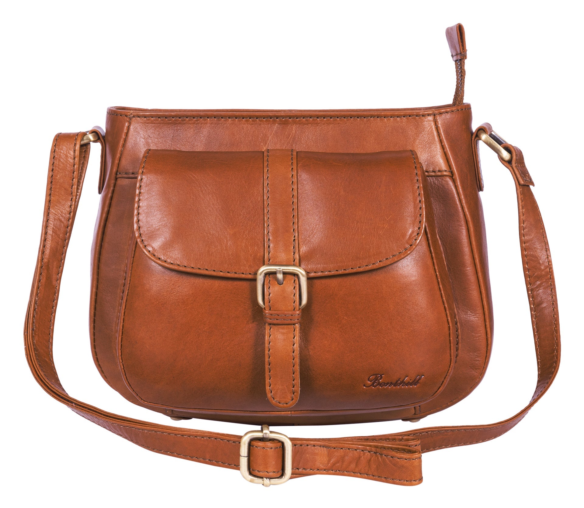 Benthill Damen Handtasche Leder - Shopper aus weichem hochwertigem Echt-Leder - Vintage Fashion Bag Beutel - Schultertasche - Umhängetaschen