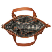 Benthill Echt Leder Handtasche Damen | Henkeltasche aus hochwertigem Rindsleder | Vintage Frauen Schultertasche | Umhängetasche
