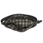 Benthill Schultertasche Damen Echt Leder | Henkeltasche aus hochwertigem Rindsleder | Kleine Vintage Hobo Bag Beutel mit geflochtenem Muster