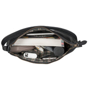 Benthill Schultertasche Damen Echt Leder | Henkeltasche aus hochwertigem Rindsleder | Kleine Vintage Hobo Bag Beutel mit geflochtenem Muster