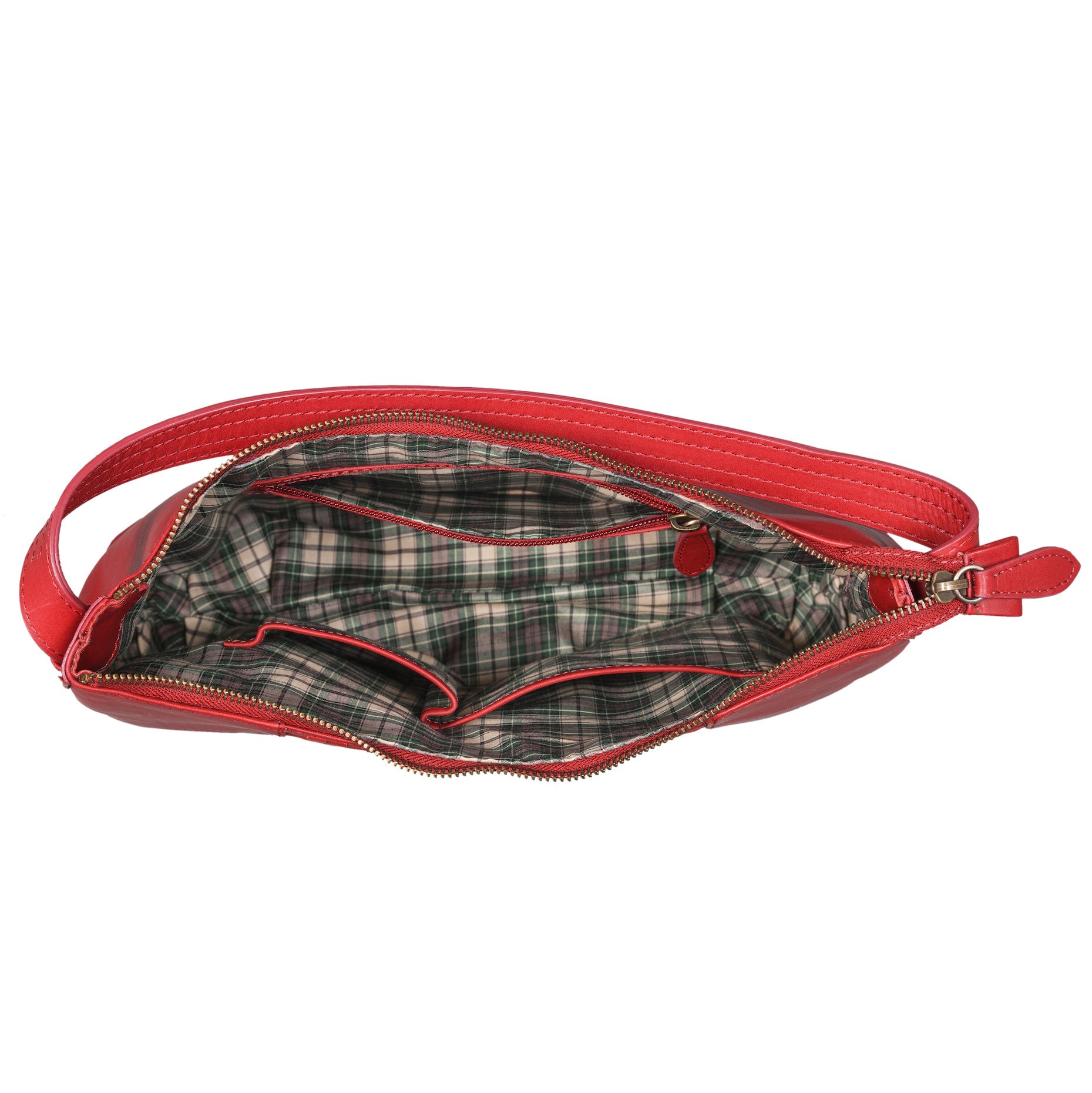Benthill Schultertasche Damen Echt Leder | Henkeltasche aus hochwertigem Rindsleder | Kleine Vintage Hobo Bag Beutel mit geflochtenem Muster
