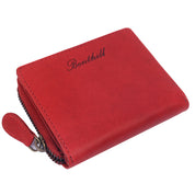 Benthill Kleine Geldbörse Echt Leder | Damen & Herren Portemonnaie mit RFID Schutz | 8 Kartenfächer | Slim-Wallet inkl. Geschenkbox