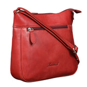 Benthill Umhängetasche Damen Echt Leder - Frauen Schultertasche Leder - Schmale Vintage Damen Handtasche