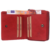 Benthill Kleine Geldbörse Echt Leder | Damen & Herren Portemonnaie mit RFID Schutz | 8 Kartenfächer | Slim-Wallet inkl. Geschenkbox