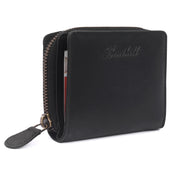 Benthill Kleine Geldbörse Echt Leder | Damen & Herren Portemonnaie mit RFID Schutz | 8 Kartenfächer | Slim-Wallet inkl. Geschenkbox