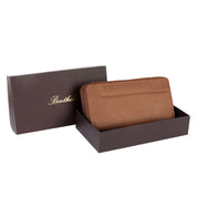 Benthill Geldbörse Groß Leder | Geldbeutel Gross XXL Echtleder | Portemonnaie Frauen mit RFID Schutz | Vintage Portmonee mit vielen Kartenfächer inkl. Geschenkbox