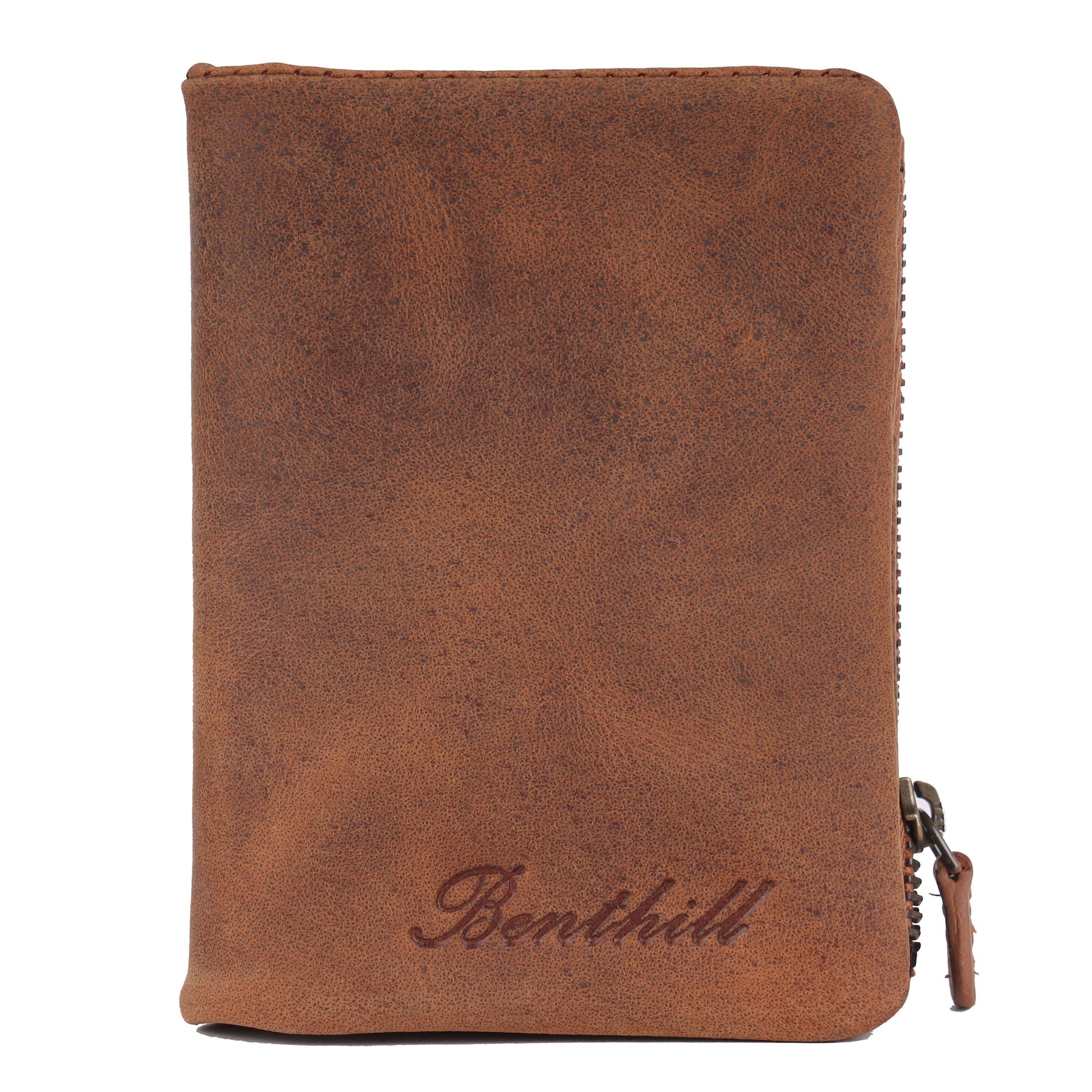 Benthill Kleiner Geldbeutel Leder | Mini Geldbörse Damen mit RFID Schutz | Portmonee mit 6 Kartenfächer | Mini-Börse aus Echtleder | Portemonnaie inkl. Geschenkbox