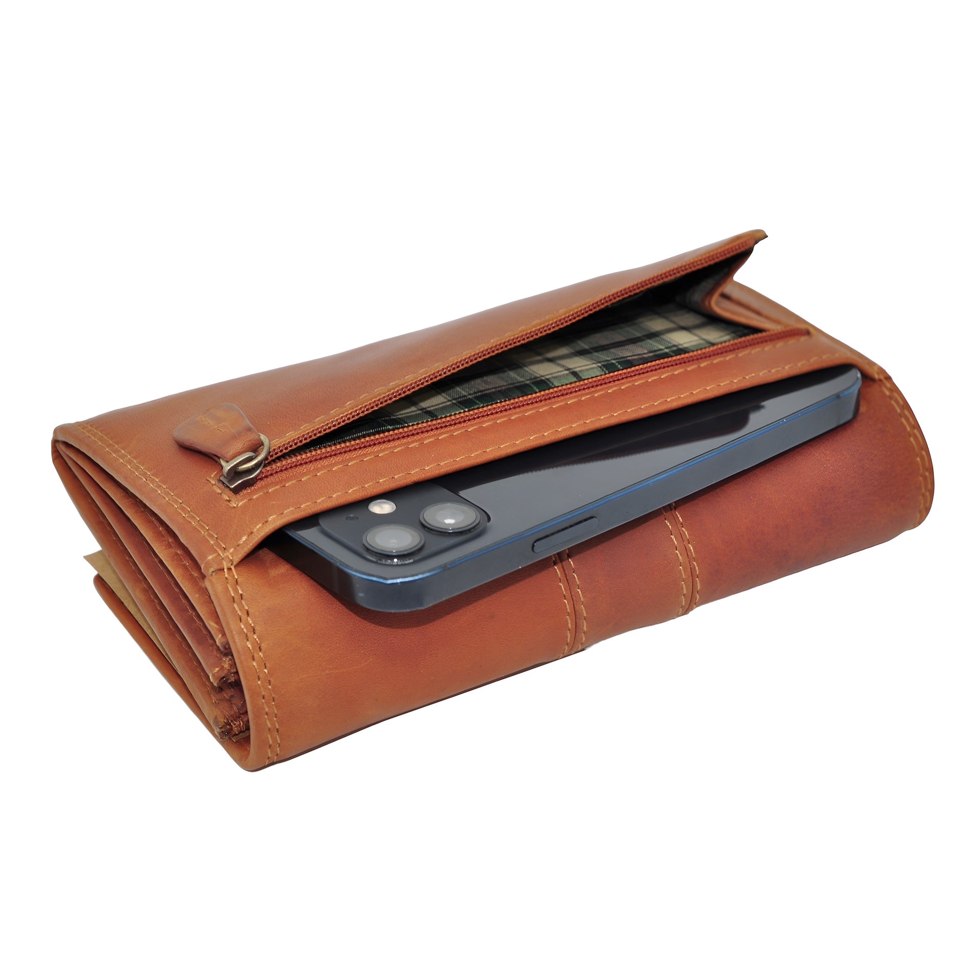 Benthill Portemonnaie Damen Leder - Hochwertige weiche Vintage EchtLeder Damen Geldbörse mit RFID Schutz - Grosse Damenbörse lang - Frauen Portmonee inkl. Geschenkbox