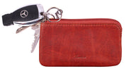 Benthill Leder Schlüsseltasche Damen & Herren | Schlüsseletui mit Kleingeldfach | Schlüsselbörse